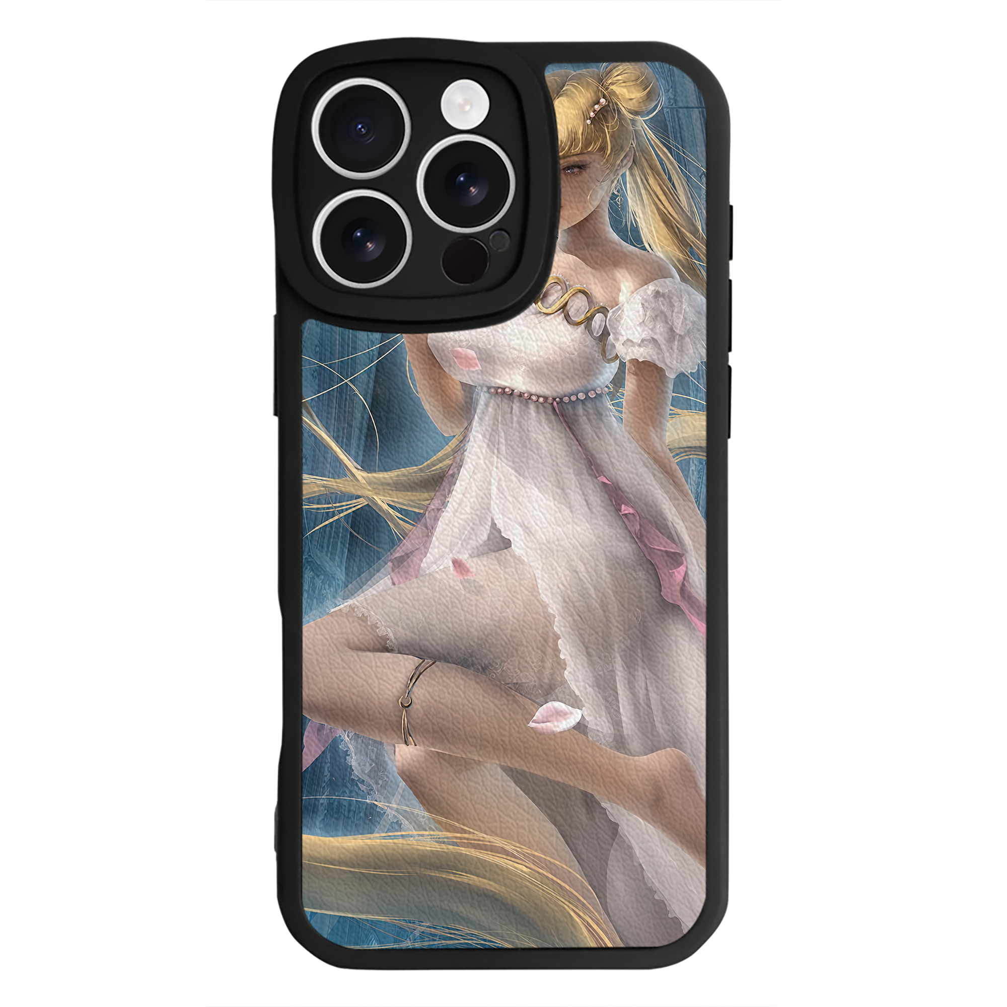 （画像用） 美少女戦士セーラームーン Sailor Moon 【iPhone 16シリーズ対応】シリコンスマホケース（レザー調） 材質：シリコン